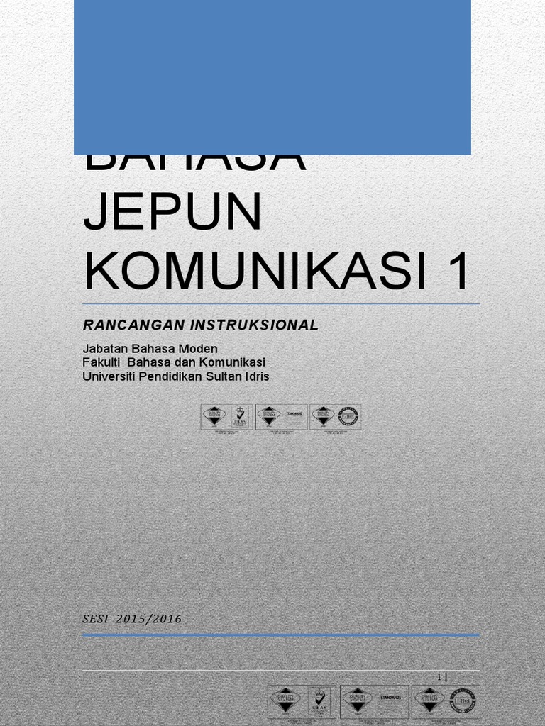 RI Level 1 BM Sem 1 2015.2016 | PDF