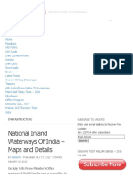 National Inland Waterways of India - Maps and Details - InSIGHTS