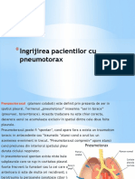 Ingrijirea Pacientilor Cu Pneumotorax