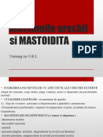 Afectiunile Urechii Si Mastoidei