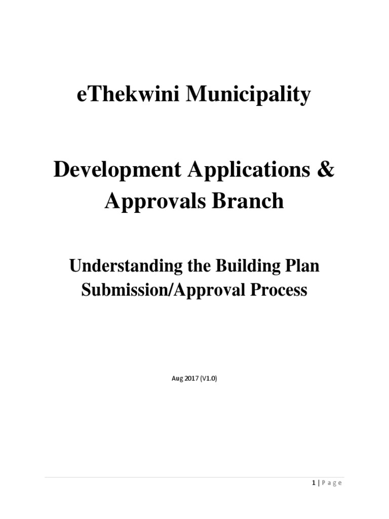 Building Plan Approval Process Guide | PDF | Virtue | Social Institutions