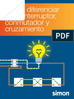 Simon - Como Diferenciar Interruptor Conmutador y Cruzamiento