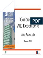 Concreto de Alto Desempeño - A Reyes PDF