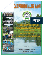 Estudios y Caracterización de Los Residuos Sólidos Municipales (Ecrsm) Del Distrito de Manu