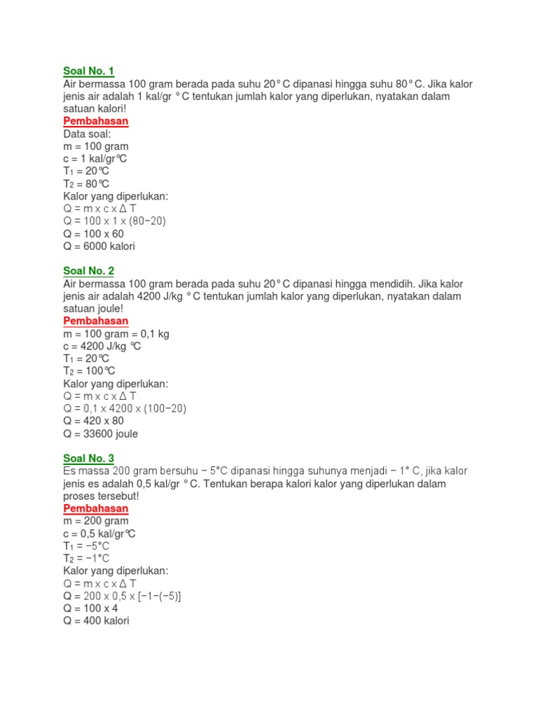 1 Joule Berapa Kalori Berbagi Informasi