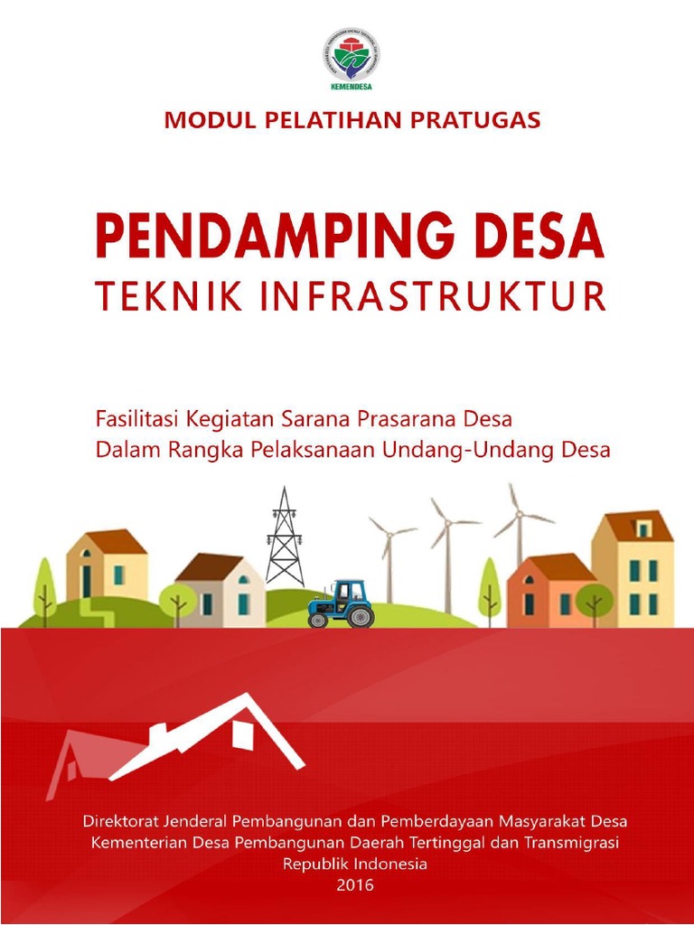 Modul Pelatihan Pendamping Desa Teknik Infrastruktur