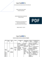 Cuadro de Análisis de Recursos Educativos Digitales