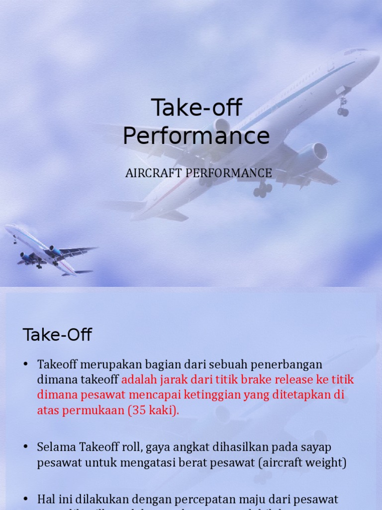 Take-Off+Performance 2 | PDF | Lepas Landas | Sirip Sayap (Aeronautika)