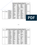 Programacion Franjas - Eliminatorias Olimpiadas Matematicas PDF