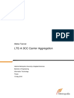 LTE-A 3CC Carrier Aggregation Performance