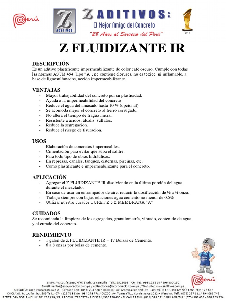 Z Fluidizante Ir
