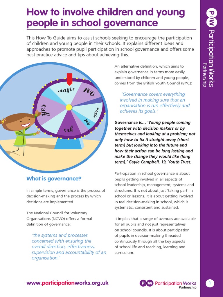 Involving Students in School Governance | PDF | Governance | Mentorship