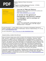 Plataspidae Related Cantharodes Review