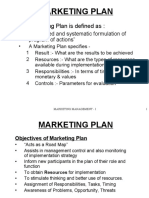 Marketing - Marketing Plan (Lecture 5)