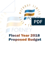FY 2018 Proposed Budget