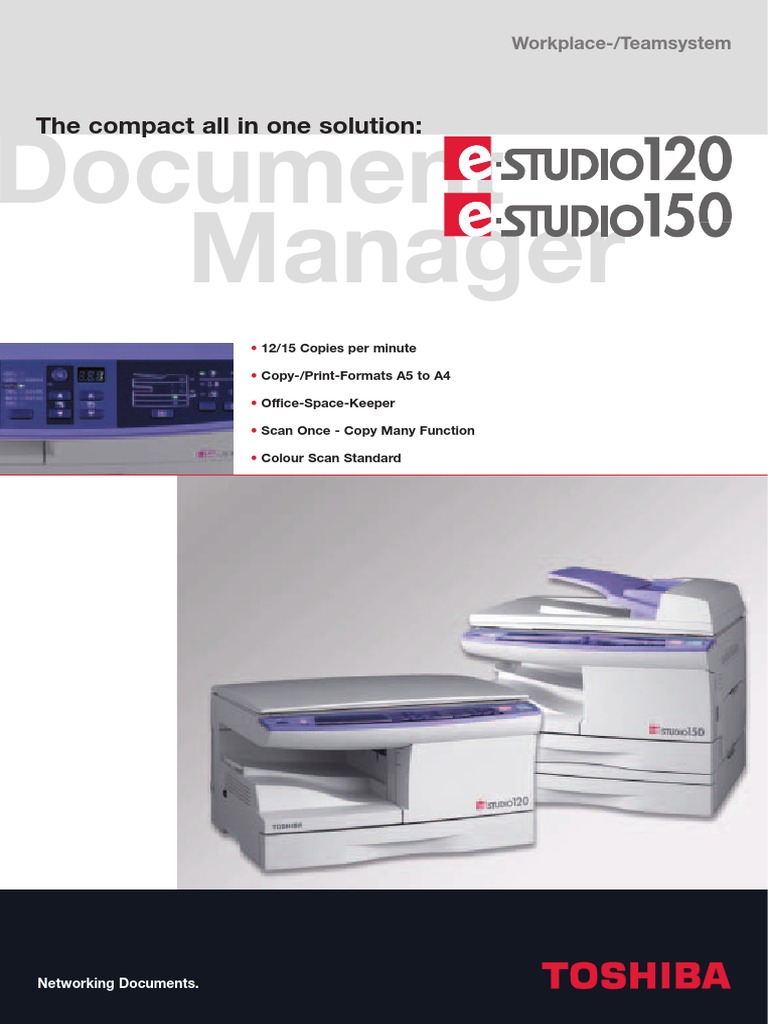 Flyer E-Studio 120 GB - Final | PDF | Image Scanner | Media Technology
