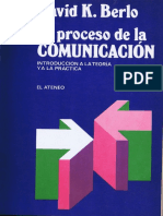 El Proceso de La Comunicacion David K Berlo PDF