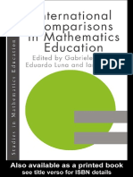 (Studies in Mathematics Education 11) Ian Huntly, Gabriele Kaiser, Eduardo Luna-International Comparisons in Mathematics Education-Springer (1999)