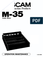 Tascam M-35 Manual