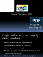 Zinger Electronics, INC.: by Group 11 Marketing D'