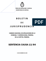 JUICIO A LOS MILITARES ARGENTINA Causa - 13 - Sentencia PDF