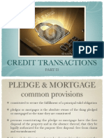 Credit Transactions II