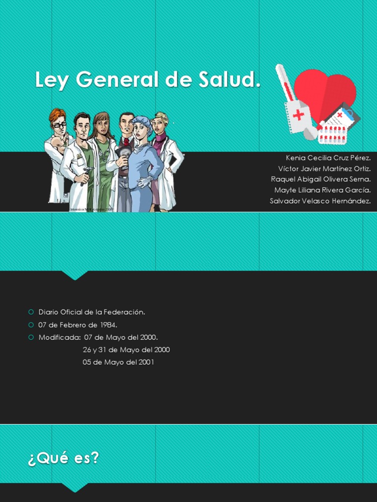 Ley General de Salud en México | PDF | Trabajo Social | Cuidado de la salud