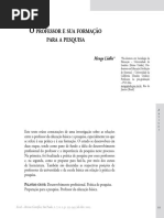 LUDKE O Professore e Sua Formação Para a Pesquisa (1)