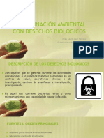 Contaminación Ambiental Con Desechos Biologicos