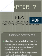 Application of Expansion and Cotraction of Matter
