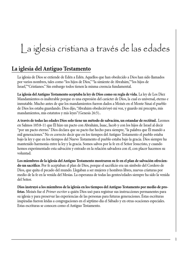 Historia de la Iglesia Cristiana | PDF | protestantismo | Cristianismo ...