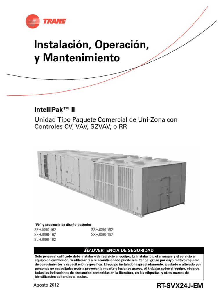 Intellipak II IOM (Español) PDF | PDF | Clorofluorocarbono | Caldera