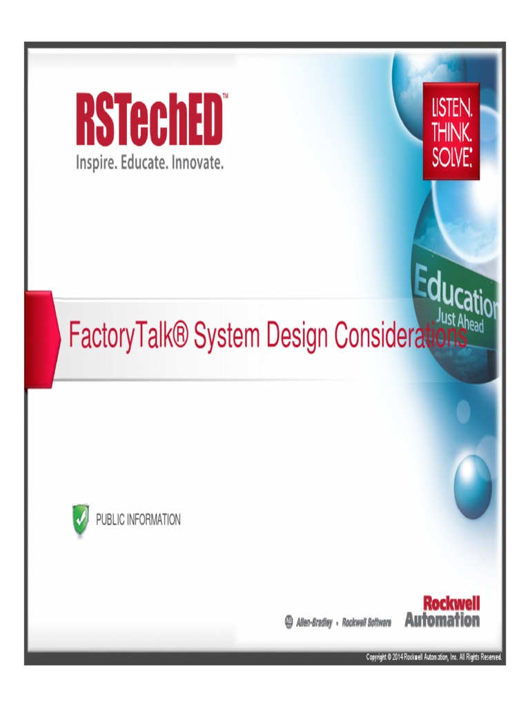 Tf13 Factorytalk System Design Considerations Rsteched | PDF | Ip ...