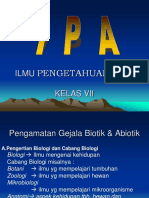 Materi Pengamatan Gejala Alam