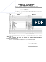 Surat Tugas PJB Kader