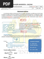  lista de exercícios movimento uniforme e variado cinemática