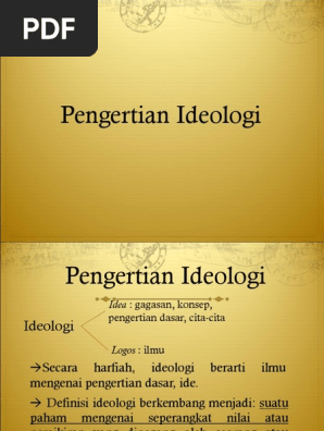 Pengertian Ideologi Menurut Para Ahli Lengkap Semua Contoh