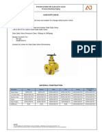 Gate Valve Specifications - Process Piping