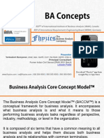 Business Analysis Core Concepts
