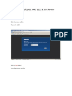 ZyXEL VDSL Modem Configuration