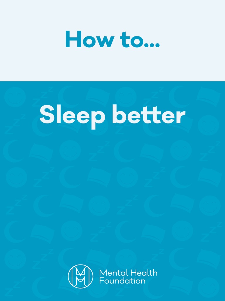 How To Sleep Better PDF Insomnia Sleep