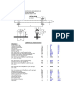 Lifting Beam Calculation