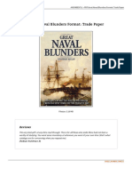 Book Great Naval Blunders Format Trade Paper