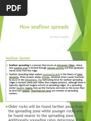 How Seafloor Spreads Toroctocon 11 Gas Geology Tectonics