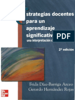 Diaz Barriga, - Estrategias Docentes Para Un Aprendizaje Significativo