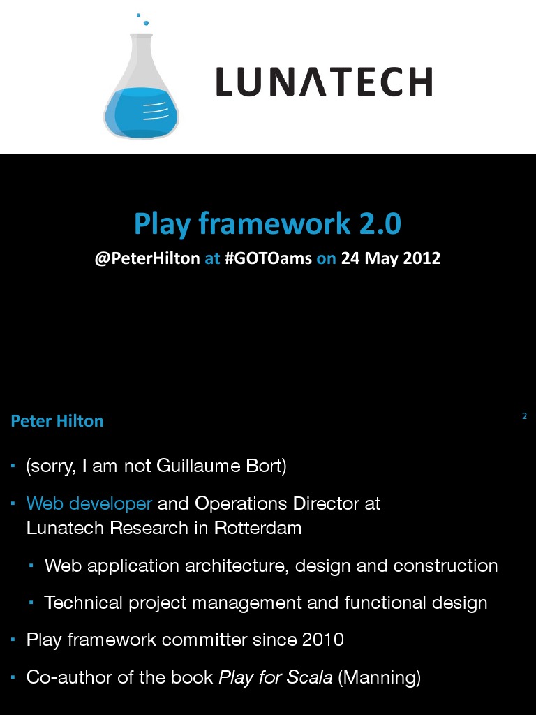 Play Framework 2.0 Overview and Benefits | PDF | Scala (Programming ...