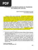 A Invenção Multilocalizada Da Tradição