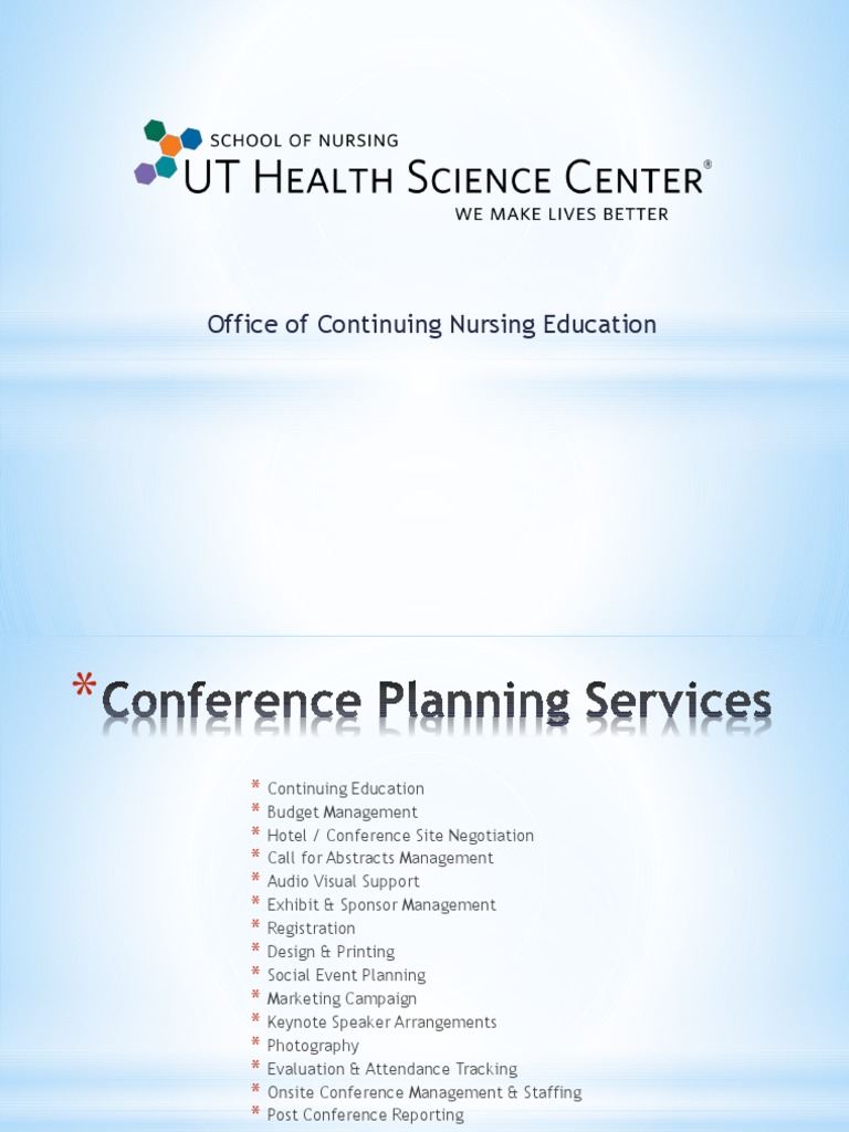 Conference Planning and Management Services | PDF | Business