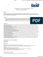 Plano de Ensino - 5COGN - Cognição e Neuropsicologia