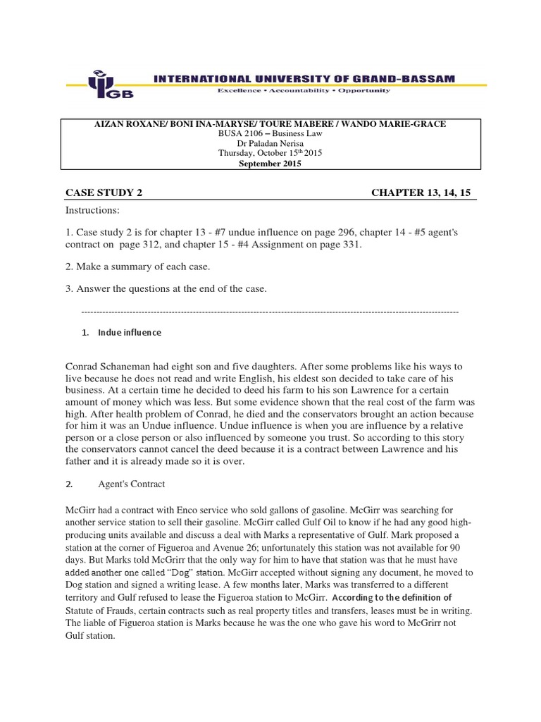 A case study picture